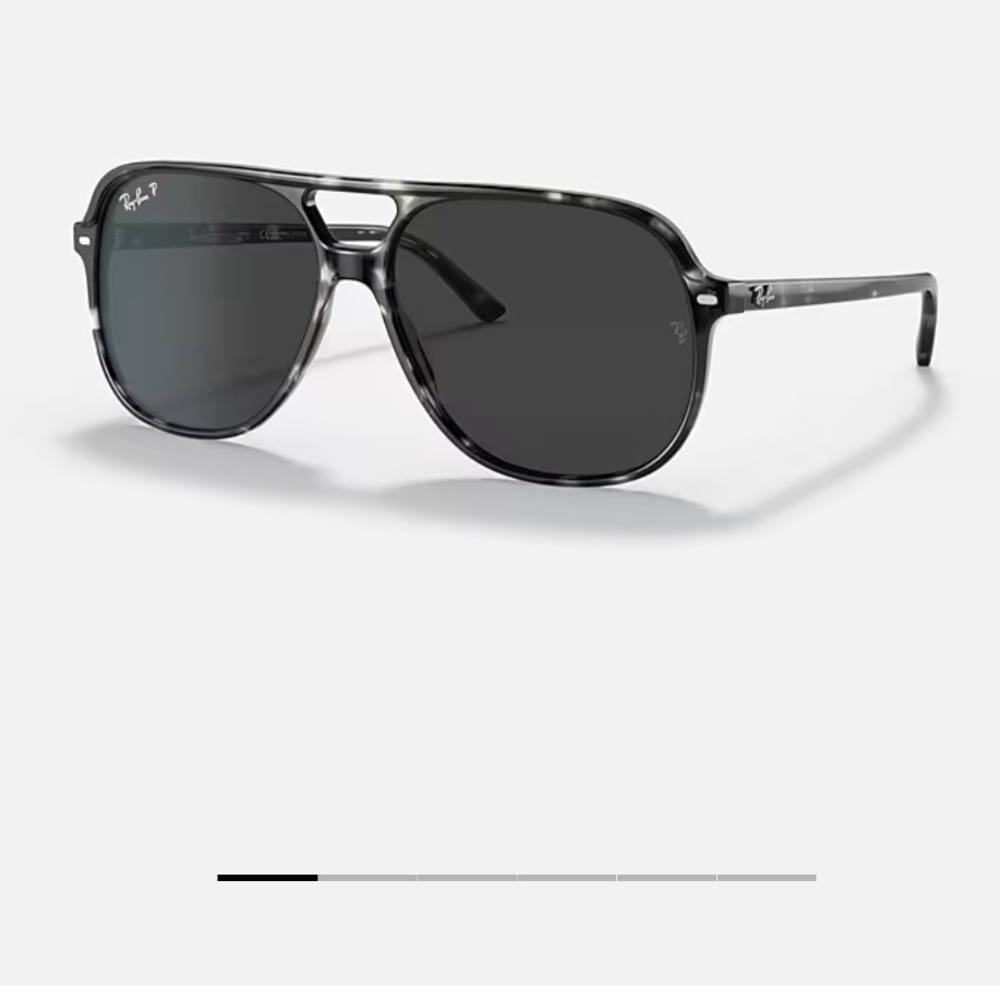 NWT Ray-Ban Aviators - Bill - Polished Grey Havana Sunglasses